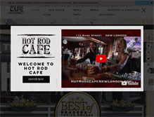 Tablet Screenshot of hotrodscafenewlondon.com